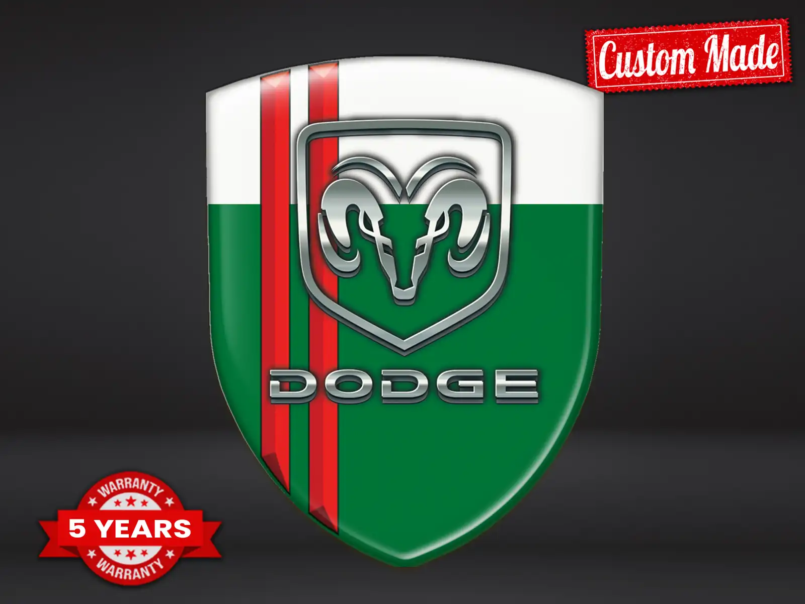 Dodge Wasserfester Aufkleber Sportlich Minimal Anpassbar